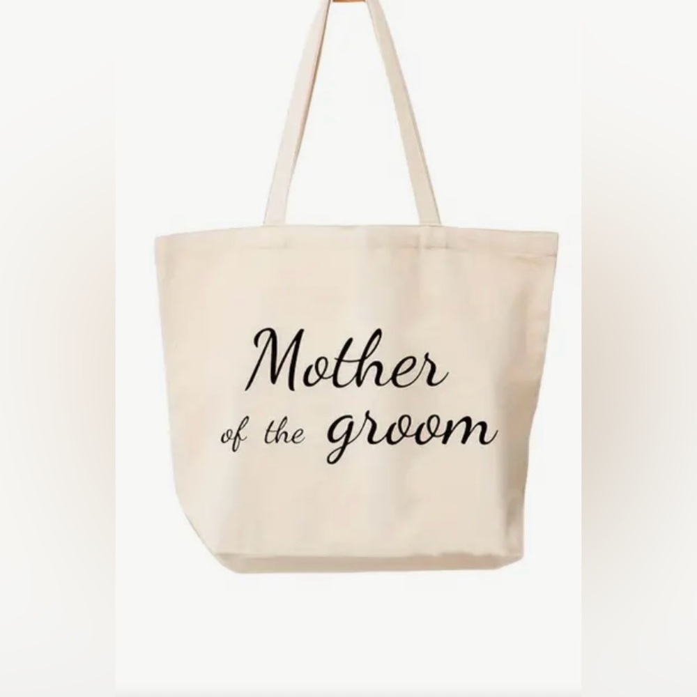 New in packaging canvas bag tote Mother of the groom